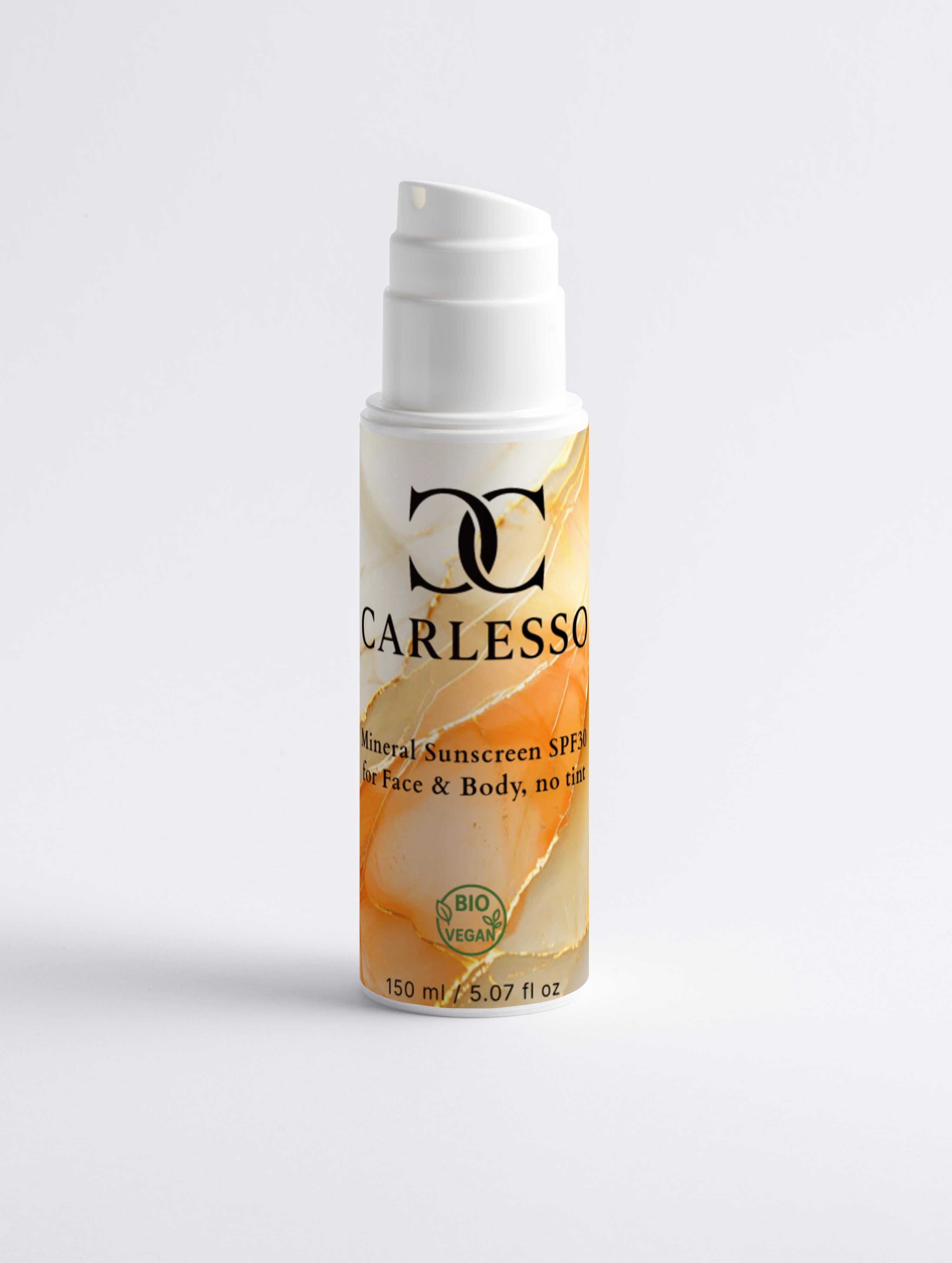 Mineral Sunscreen SPF30 for Face & Body, no tint