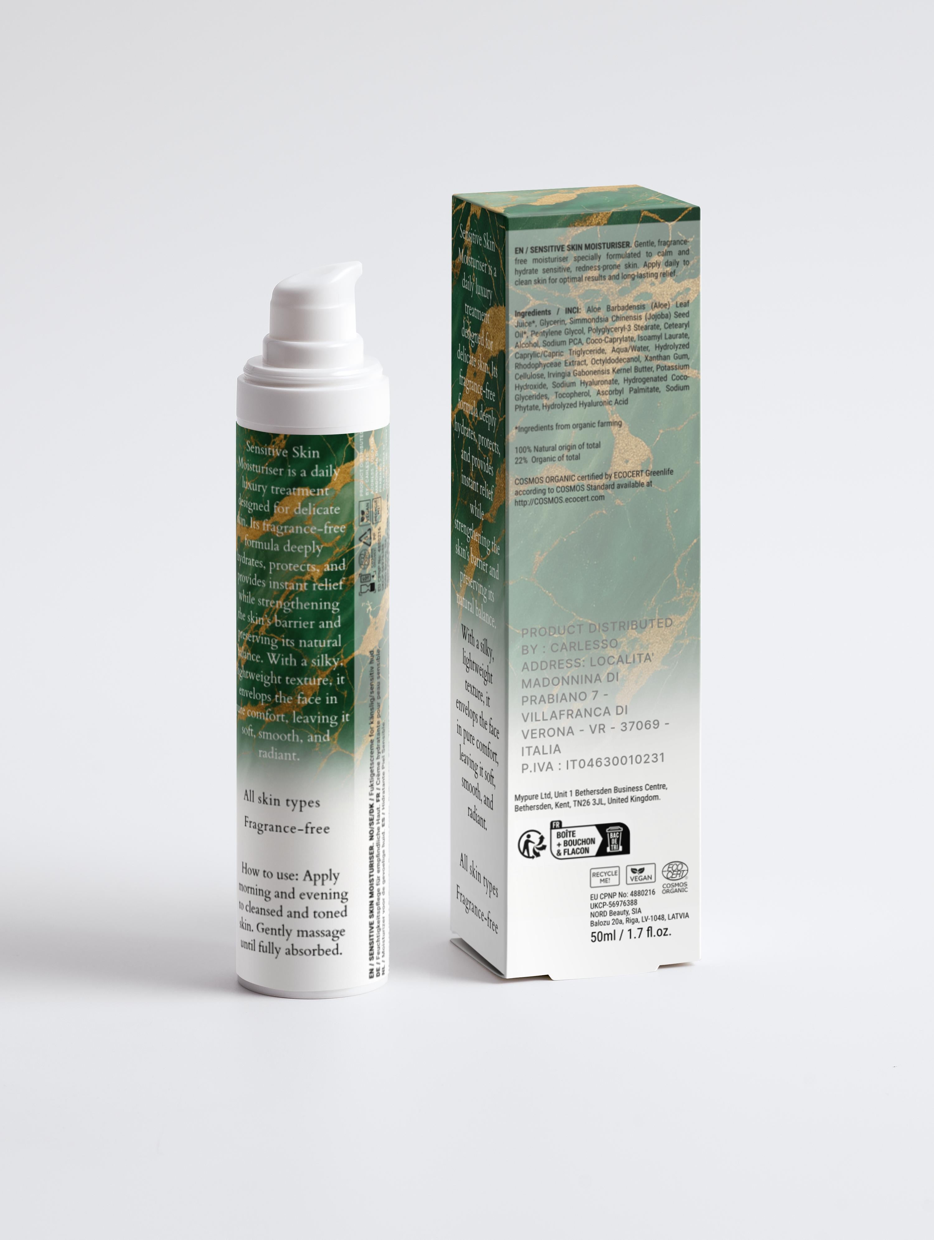 Sensitive Skin Moisturiser, Fragrance Free