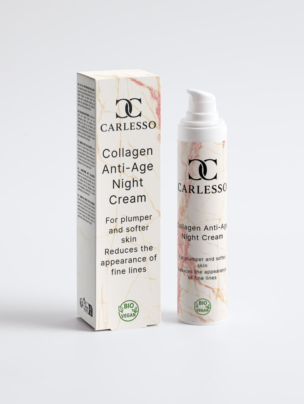 Crema notte anti-età al collagene