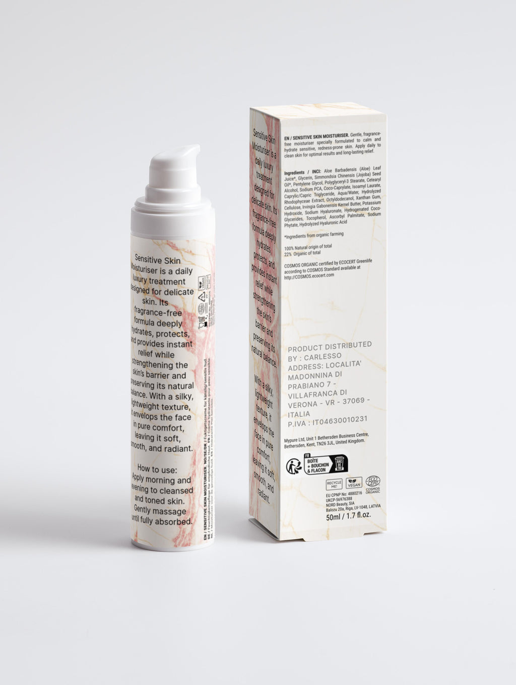 Feuchtigkeitscreme für empfindliche Haut, parfümfrei