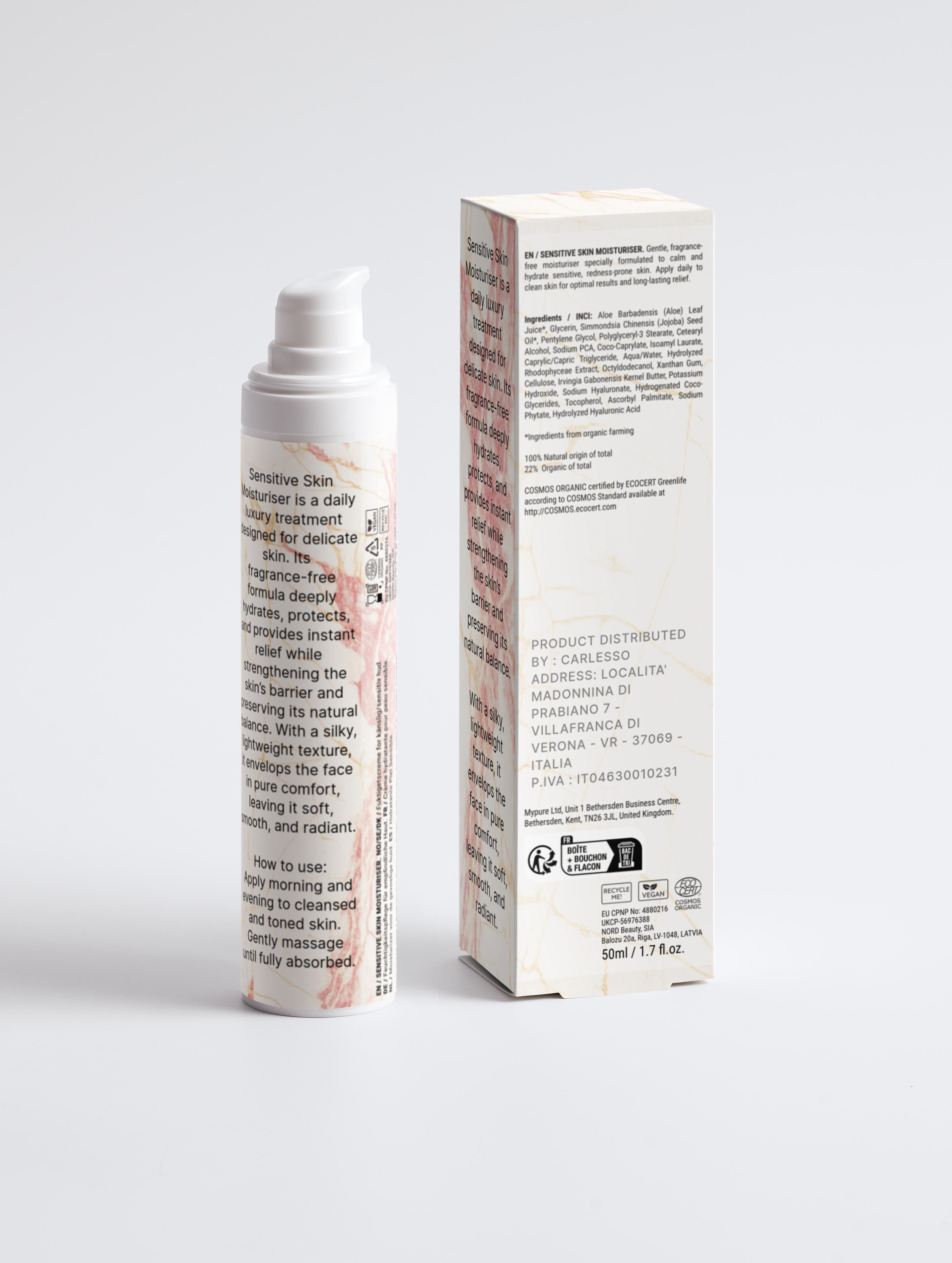 Feuchtigkeitscreme für empfindliche Haut, parfümfrei