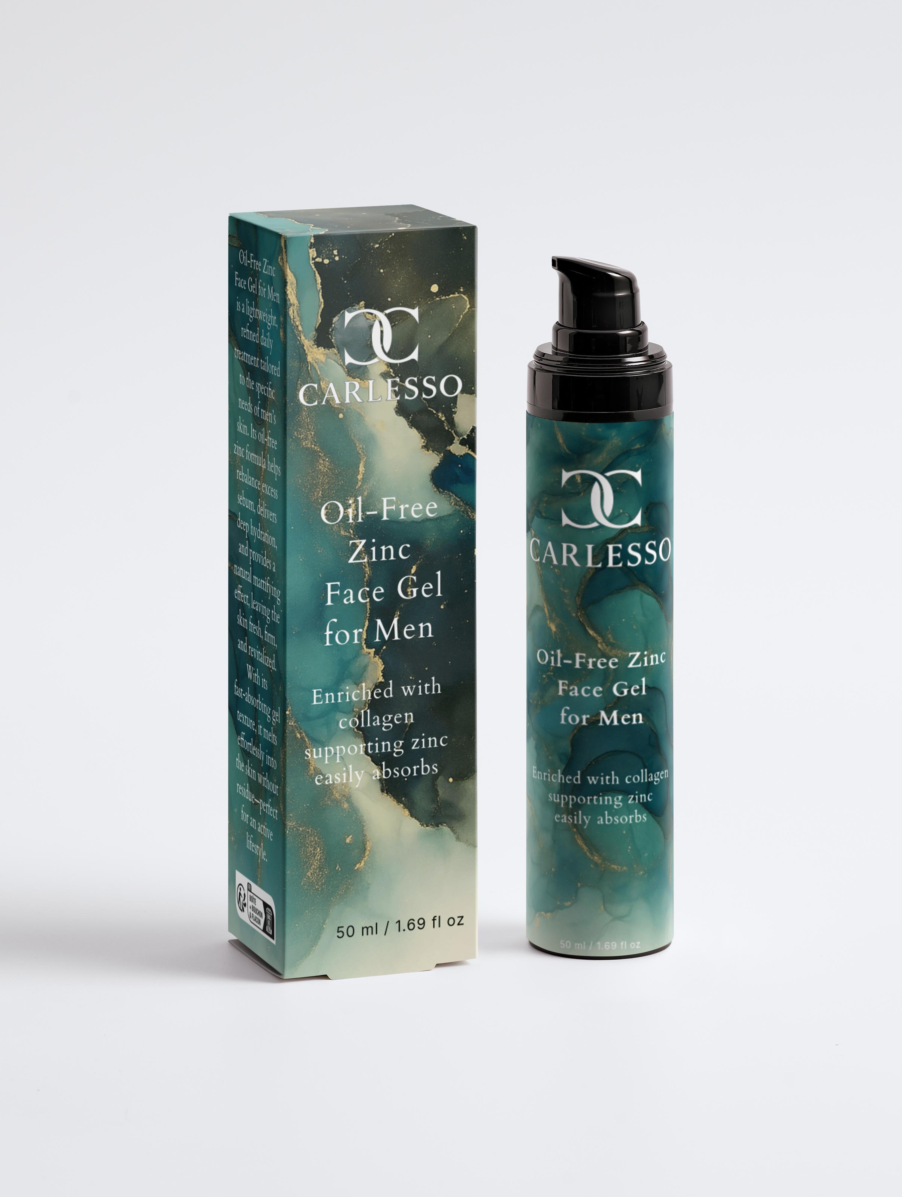 Oil-Free Zinc Face Gel for Men