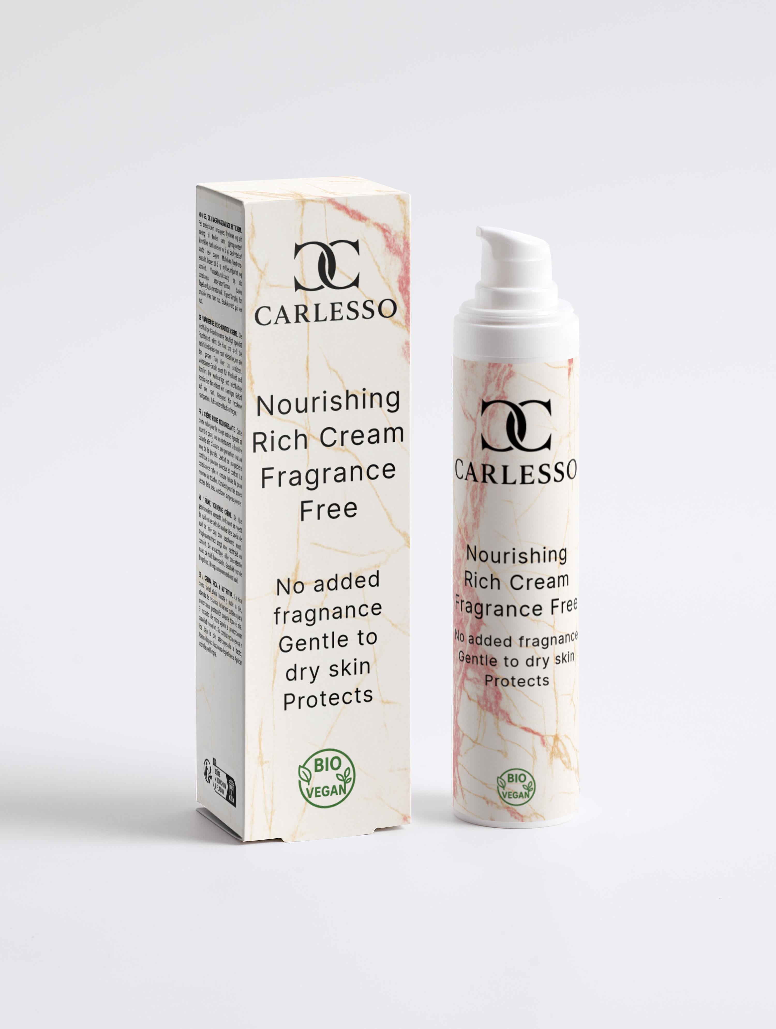 Reichhaltige, nährende Creme, parfümfrei