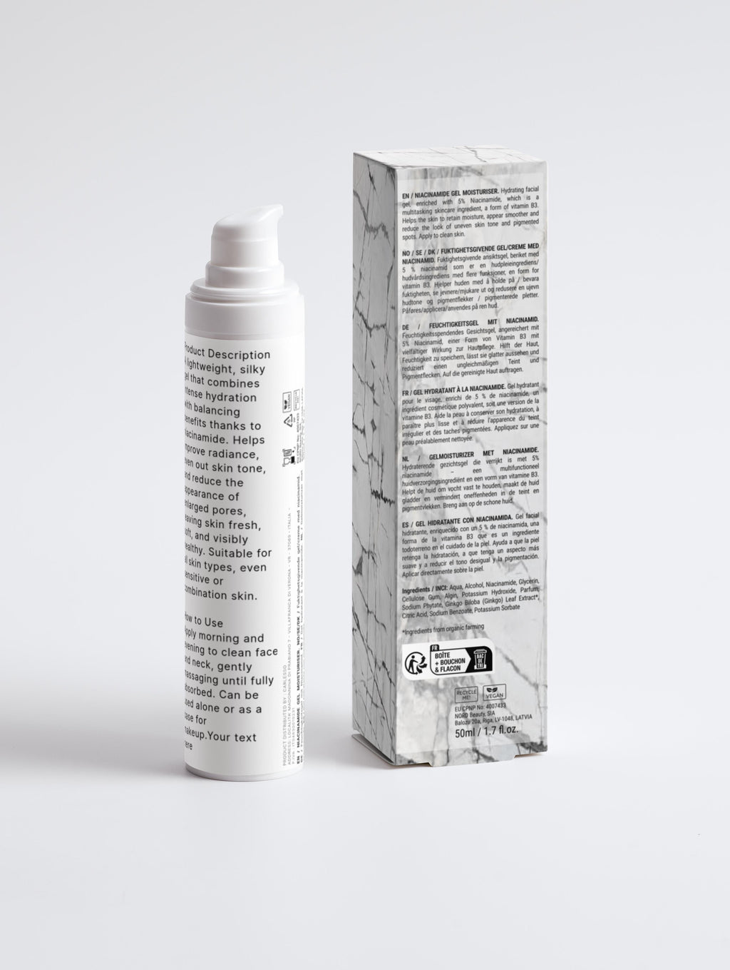 Gel idratante alla Niacinamide