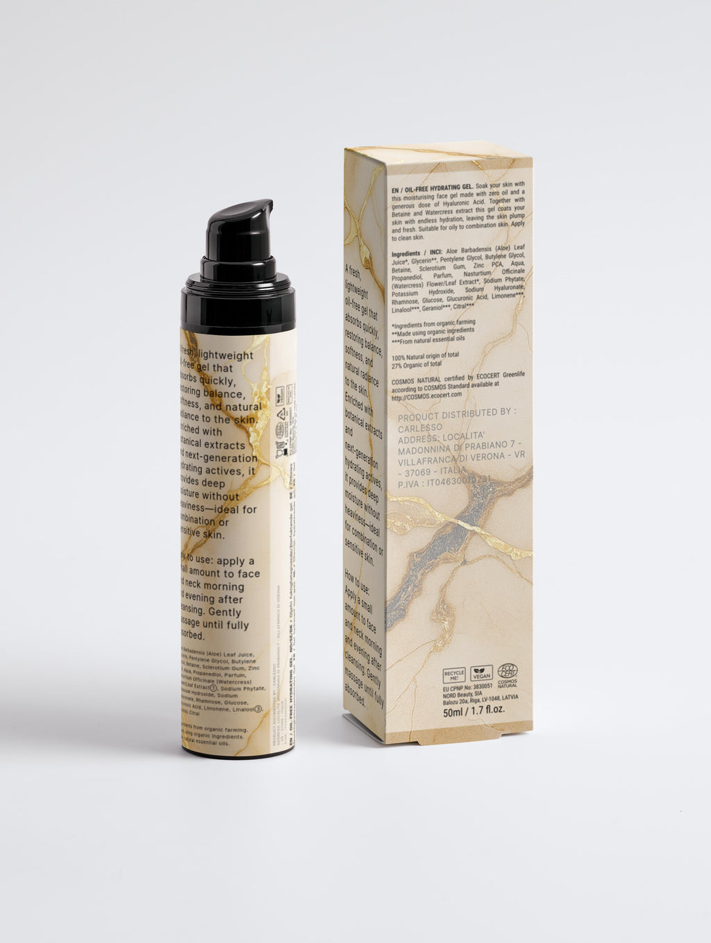 Gel Idratante senza oli