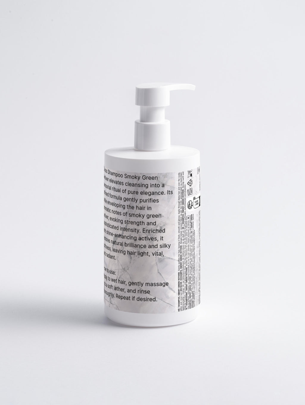 Glänzendes Shampoo, rauchig-grünes Vetiver