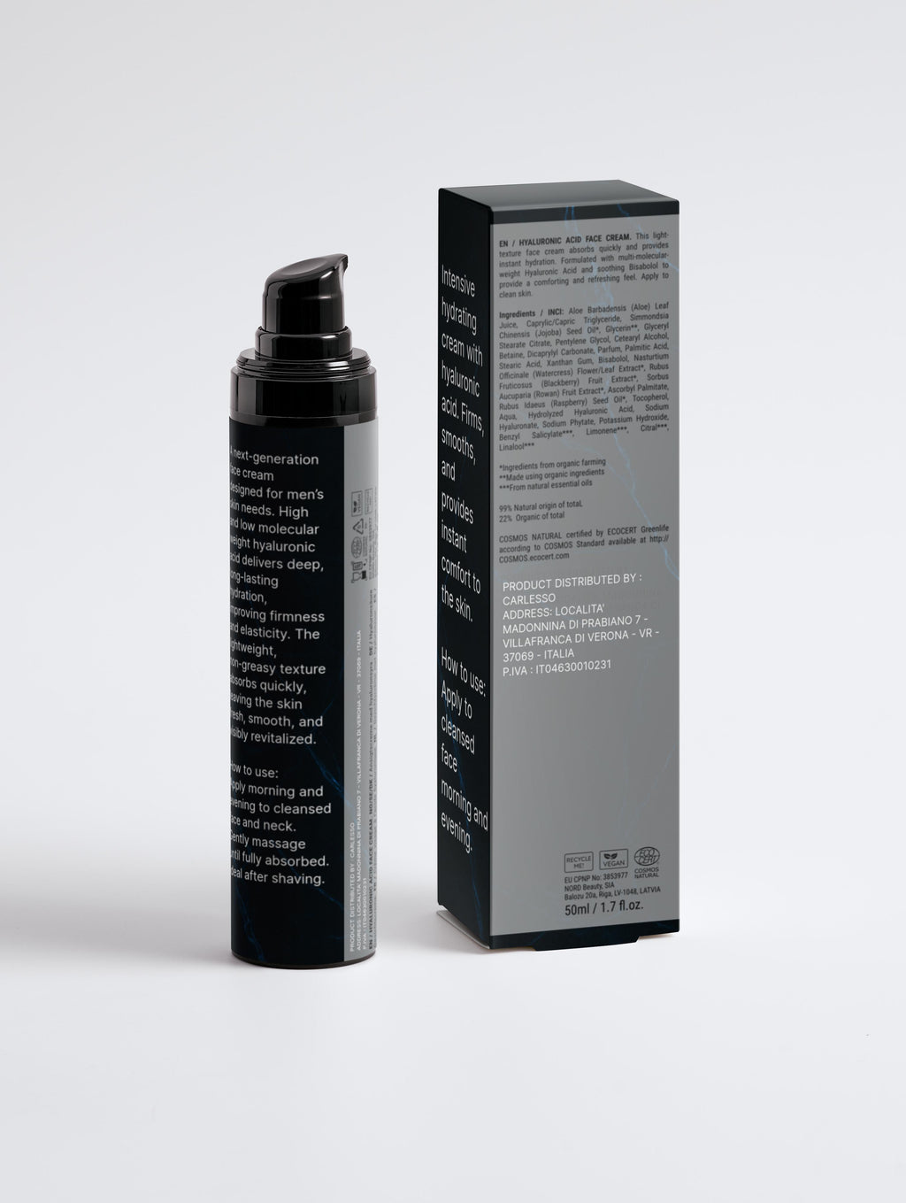 Hyaluronsäure-Gesichtscreme für Männer