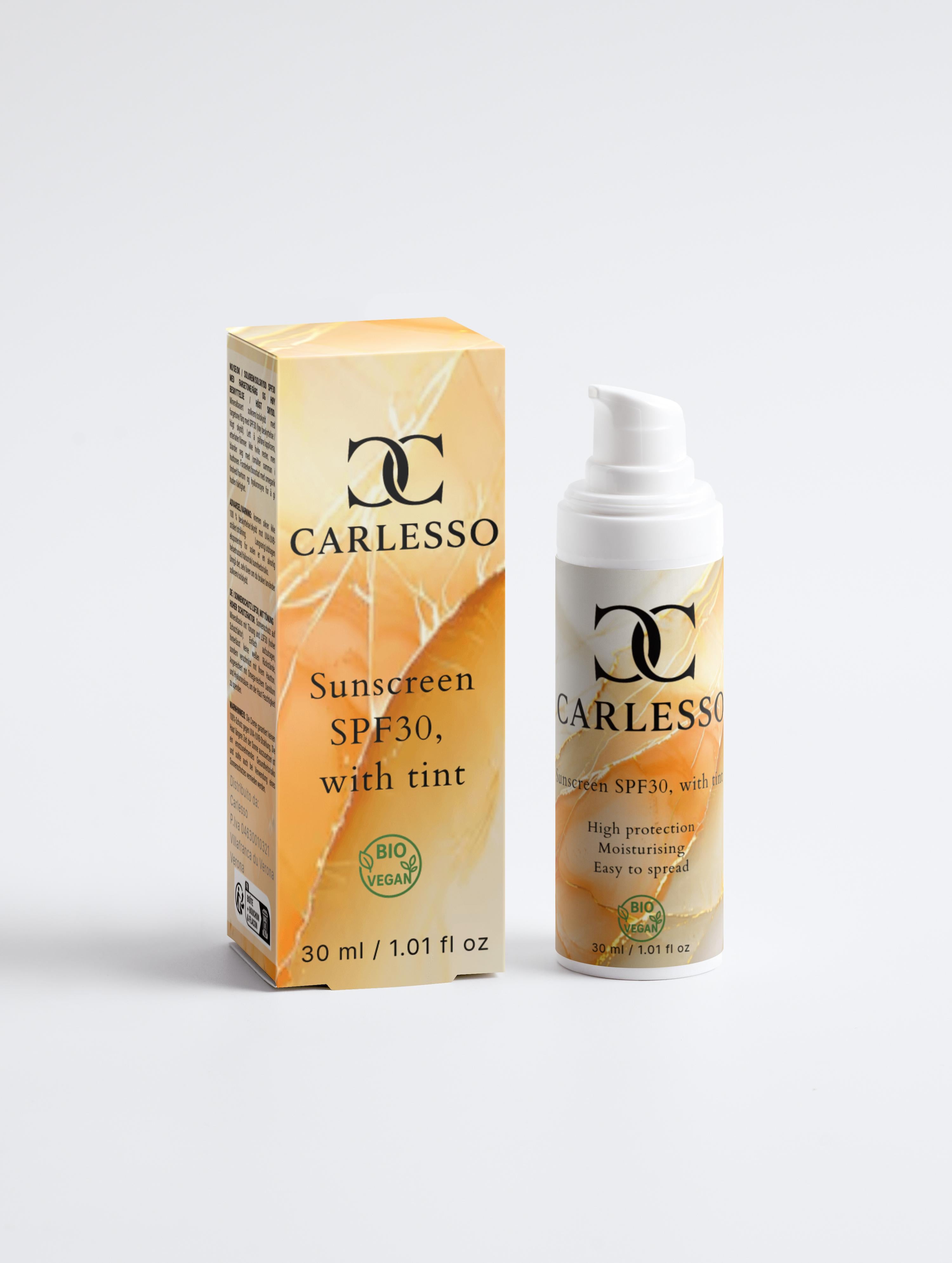 Sunscreen SPF30, with tint