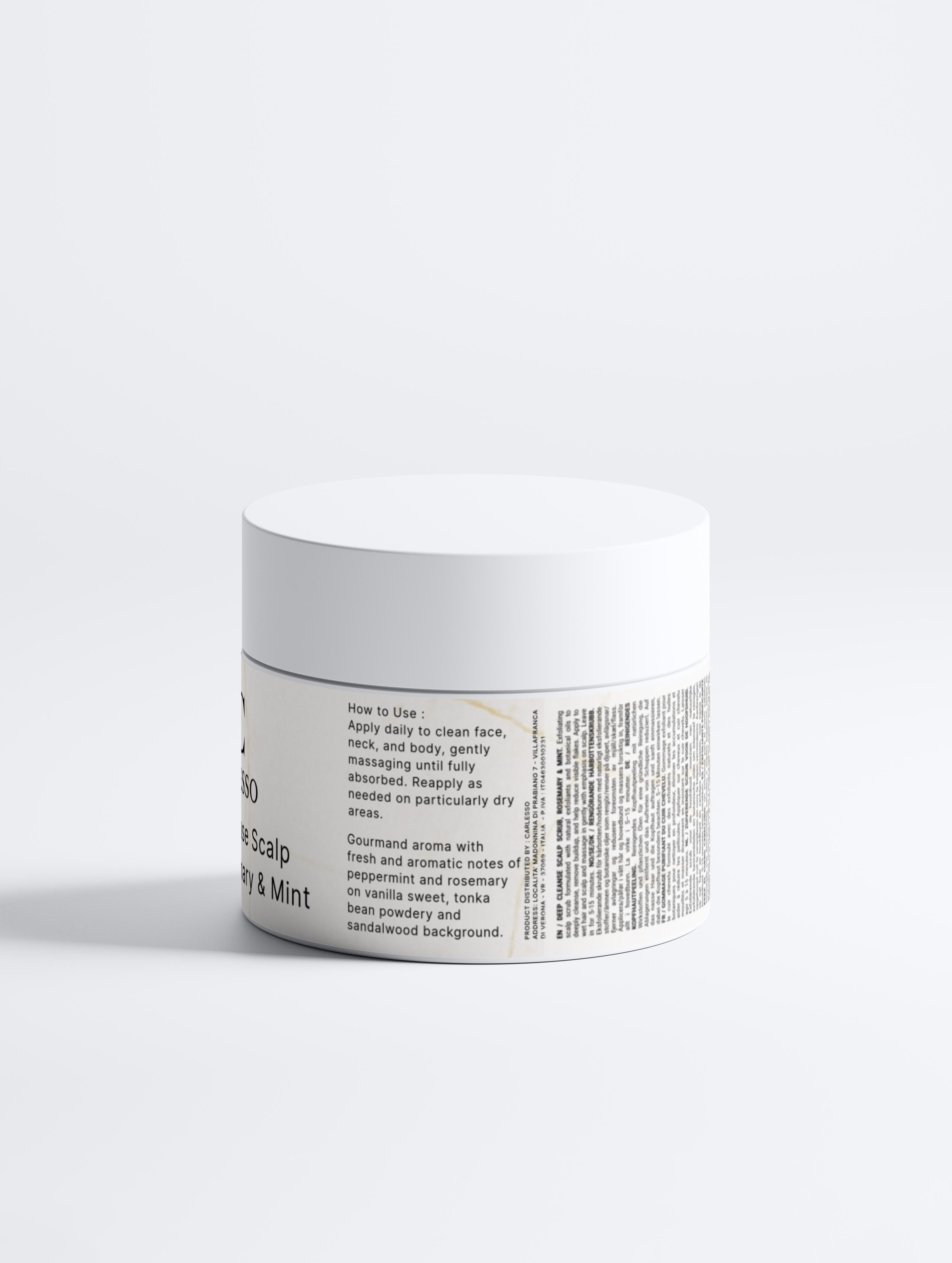 Deep Cleanse Scalp Scrub, Rosemary & Mint